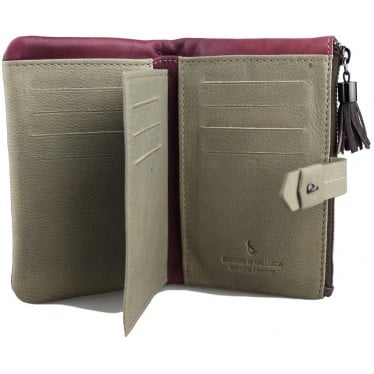 ABBACINO WALLET CARLA  MARRON
