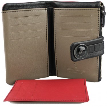 ABBACINO WALLET ALBA  ROJO