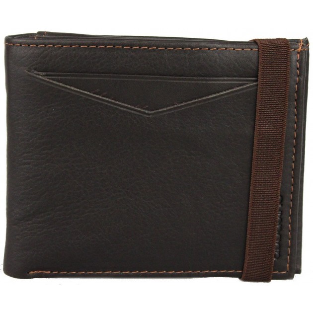 ABBACINO WALLET TIRANT SIN MONEDERO BROWN
