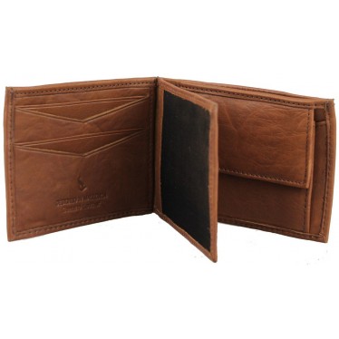 ABBACINO WALLET TIRANT S  COGNAC