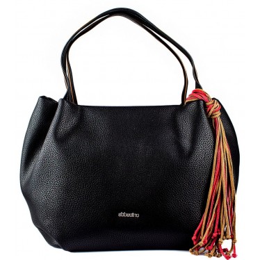 ABBACINO TRENDY ESPONJA BOLSO MUJER  NEGRO