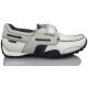 GEOX NAUTICO MOCASIN NIÑO  BLANCO