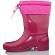 PABLOSKY BOTAS DE AGUA PVC CON CORDONES NIÑOS UNISEX  ROSA