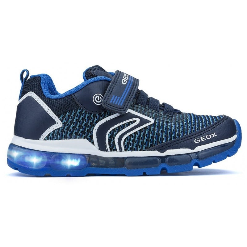 Inflar Señora Adoración ZAPATILLAS GEOX LUCES J ANDROID NAVY - Calzados L'Alqueria