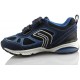 GEOX J BERNIE A TEXT GBK SUEDE  AZUL