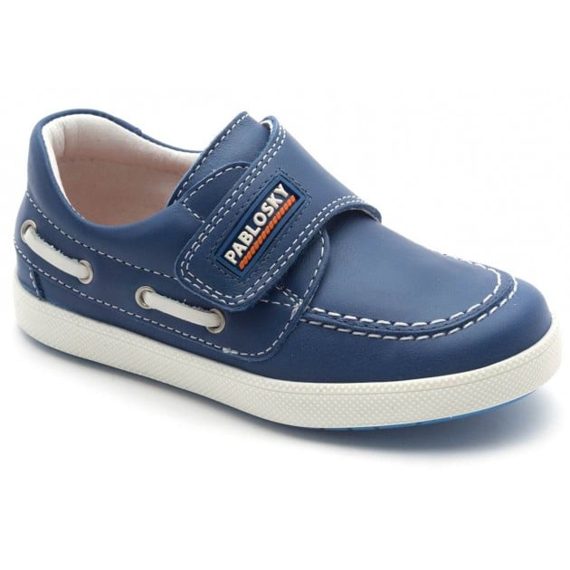 PABLOSKY NAUTICO CASUAL VELCRO NIÑO AZUL