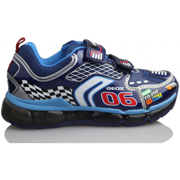 J ANDROID BOY BA DBK ZAPATILLA LUCES CHICO AZUL