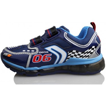 J ANDROID BOY BA DBK ZAPATILLA LUCES CHICO  AZUL