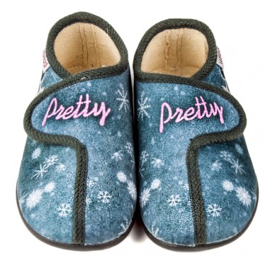 ZAPATILLAS CASA NIÑA PRETTY GIRL  AZUL