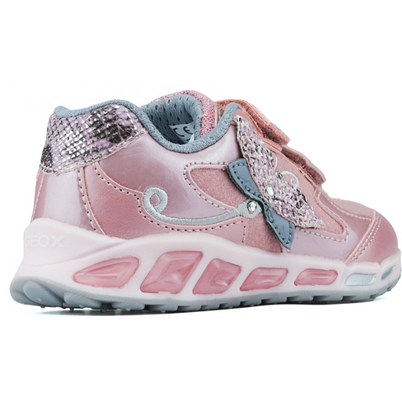 ZAPATILLAS LUCES GEOX JR SHUTTLE GIRL