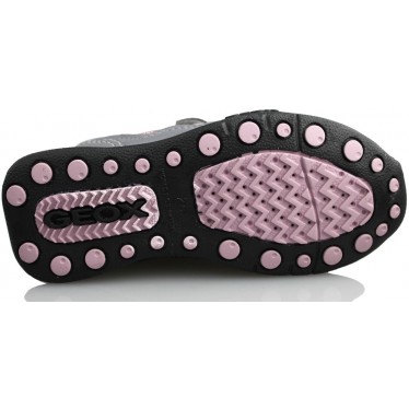 GEOX JN JOCKER GBK AS FULL ZAPATILLA LUCES NIÑA  GRIS