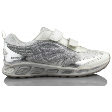 GEOX J SHUTTLE G.A. LUCES  BLANCO