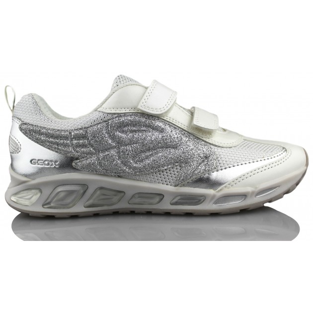GEOX J SHUTTLE G.A. LUCES BLANCO