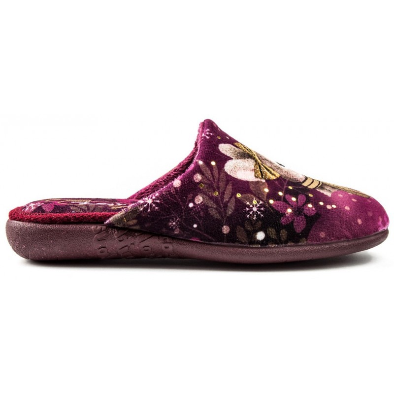 VULLADI ZAPATILLAS PARA NIÑA LOVE  BURDEOS