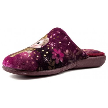VULLADI ZAPATILLAS PARA NIÑA LOVE  BURDEOS