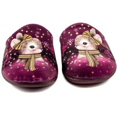 VULLADI ZAPATILLAS PARA NIÑA LOVE  BURDEOS
