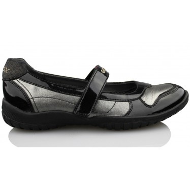 GEOX J SHADOW L LAM NEGRO
