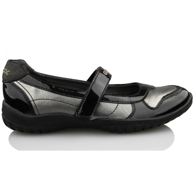 GEOX J SHADOW L LAM NEGRO