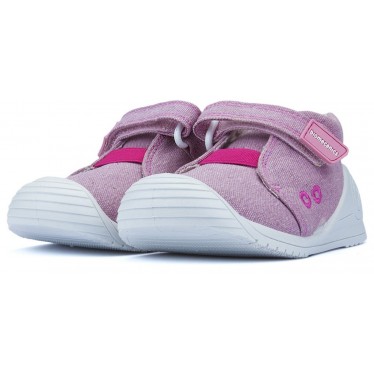 ZAPATILLAS BIOMECANICS LONA  ROSA