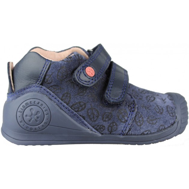 BOTINES BIOMECANICS BEBE NUBUCK AZUL