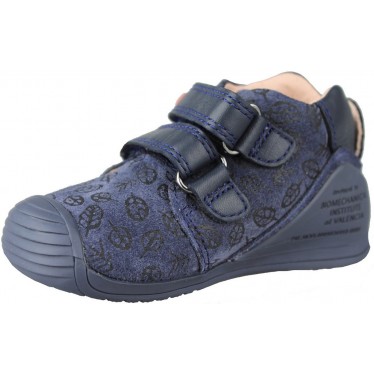BOTINES BIOMECANICS BEBE NUBUCK  AZUL