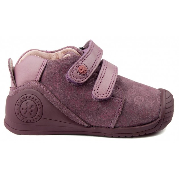BOTINES BIOMECANICS BEBE NUBUCK ROSA