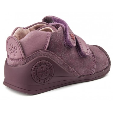 BOTINES BIOMECANICS BEBE NUBUCK  ROSA
