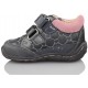 GEOX LOLLY SMO LEA NYLON NIÑA  GRIS