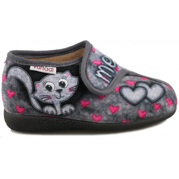 VULLADI GATA CORAZON GRIS