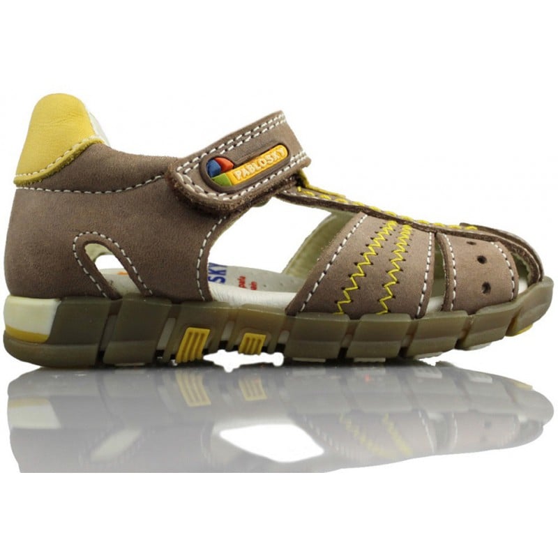 PABLOSKY AMAZON RAYO SANDALIA NIÑO MARRON - Calzados L'Alqueria