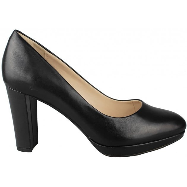CLARKS KENDRA SIENNA LEATHER BLACK