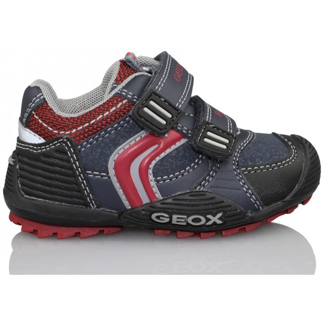GEOX ZAPATO NIÑO DEPORTIVA DOBLE VELCRO AZUL