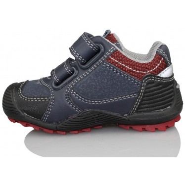 GEOX ZAPATO NIÑO DEPORTIVA DOBLE VELCRO  AZUL