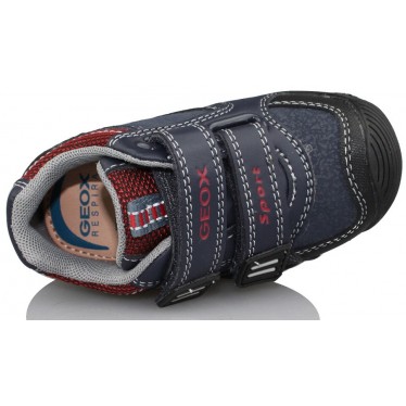 GEOX ZAPATO NIÑO DEPORTIVA DOBLE VELCRO  AZUL