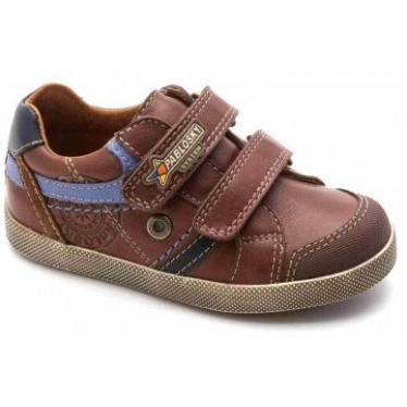 PABLOSKY ZAPATILLA DOBLE VELCRO CASUAL  MARRON