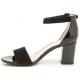 CLARKS SUSIE DEVA BLACK COMBI SUEDE  BLACK