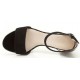 CLARKS SUSIE DEVA BLACK COMBI SUEDE  BLACK