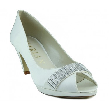 MARIAN ZAPATO BLANCO TACON BAJO COMODO  BLANCO