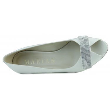 MARIAN ZAPATO BLANCO TACON BAJO COMODO  BLANCO