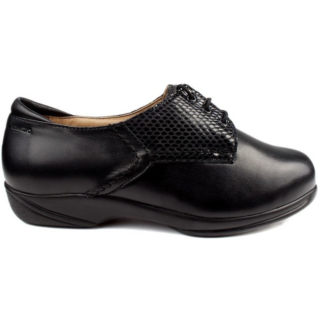 ZAPATOS CALZAMEDI ORTOPÉDICOS ESCAMAS W  NEGRO