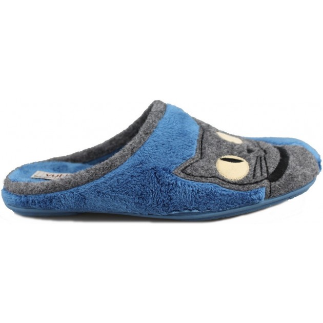 VULLADI GATO SOFA AZUL