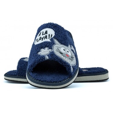 ZAPATILLAS CASA VULLADI SMILE  AZUL