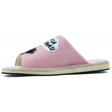ZAPATILLAS CASA VULLADI SMILE  ROSA