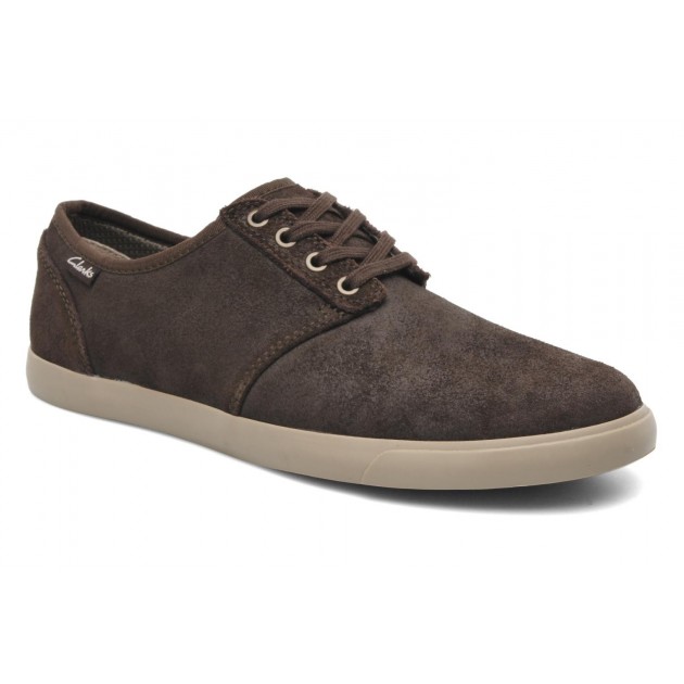 CLARKS TORBAY LACE M BROWN