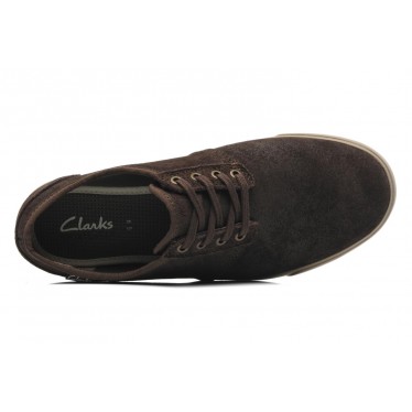 CLARKS TORBAY LACE M  BROWN