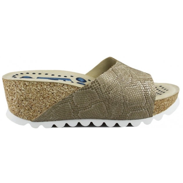SIETE LUNAS SANDALIA ALTA BEIGE