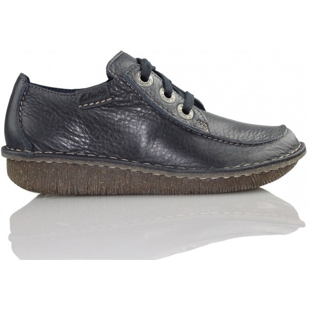 CLARKS FUNNY DREAM W LEATHER AZUL
