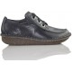 CLARKS FUNNY DREAM W LEATHER  AZUL