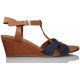 MARTINELLI ZAPATO CUÑA NUT  AZUL