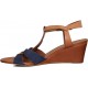 MARTINELLI ZAPATO CUÑA NUT  AZUL